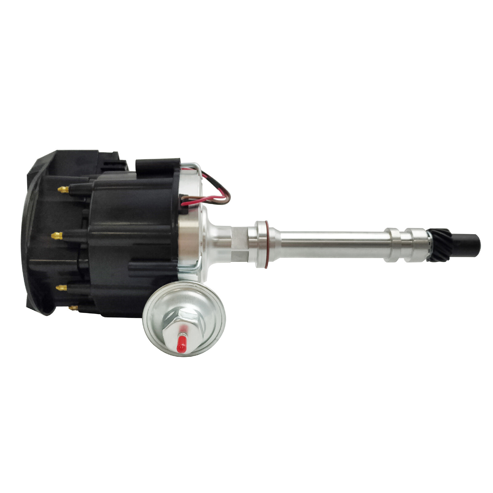 SBC BBC Chevy HEI Distributor Black Cap 65K Volt Coil - 283 305 350 396 427 454