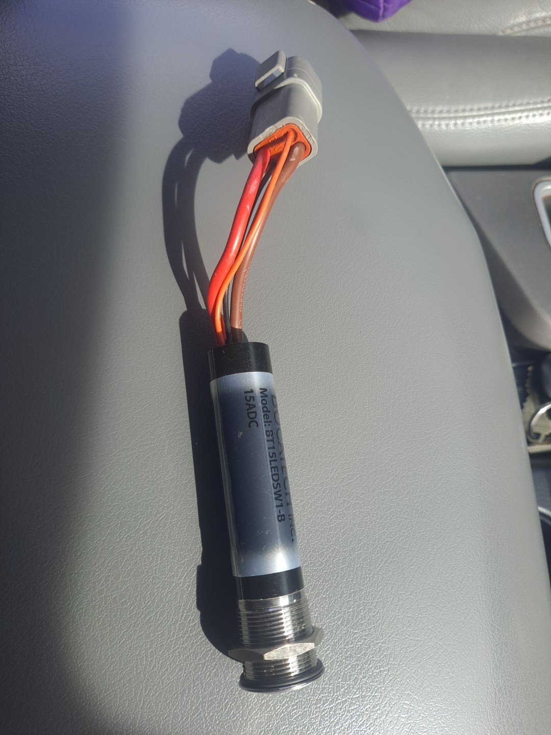 Bocatech Mini LED 15ADC 12v Switch Blue BT15LEDSW1-B