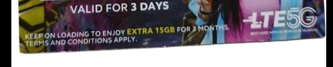 GLOBE 5G Prepaid Roaming Philippines SIM Card LTE Tri-Cut Mini Micro Nano w 150