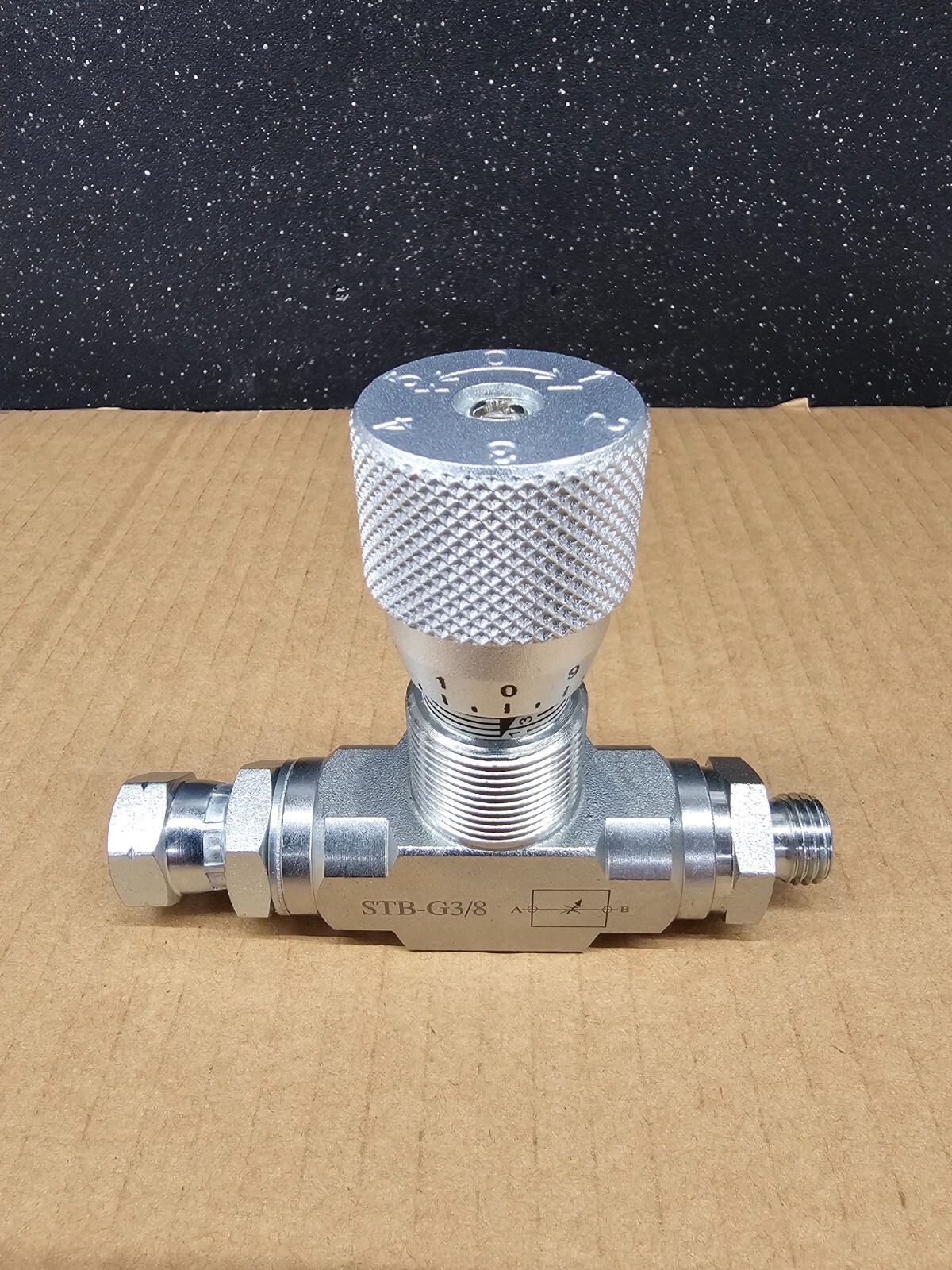 3/8" Hydraulic Flow Control Valve - STB-G3/8 - Mini Excavator - AGT - Digger USA