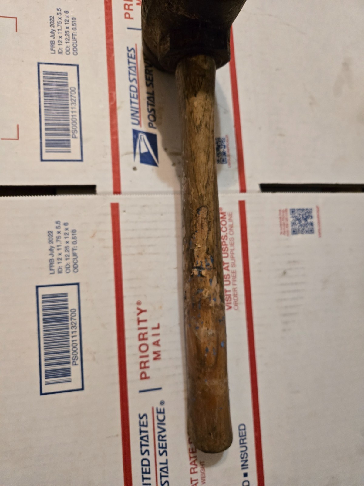 Garland No. 4 Split Head Rawhide Mallet Hammer