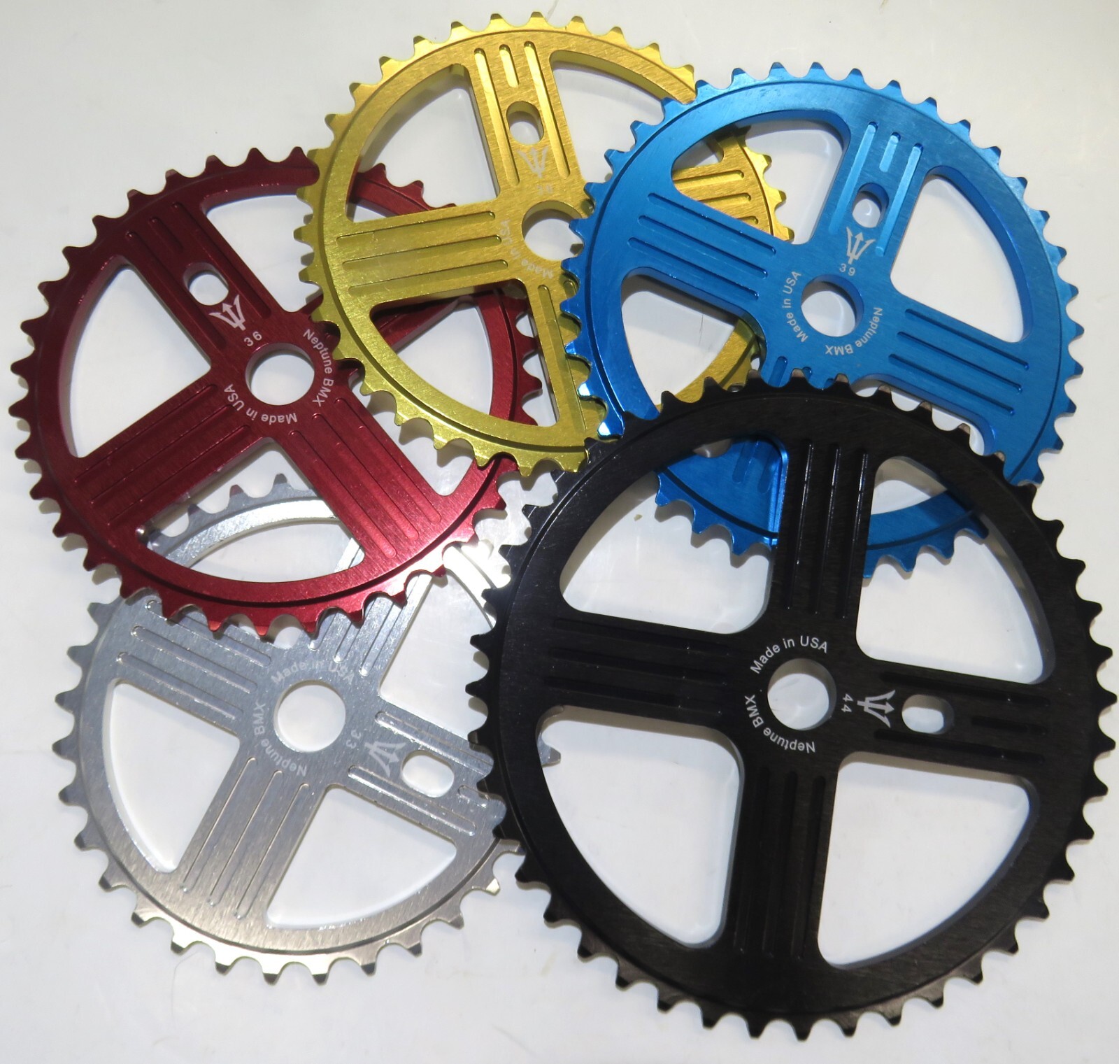 Neptune Old School BMX Helm Sprocket Redline Flight Crank 33 36 39 41 43 or 44T