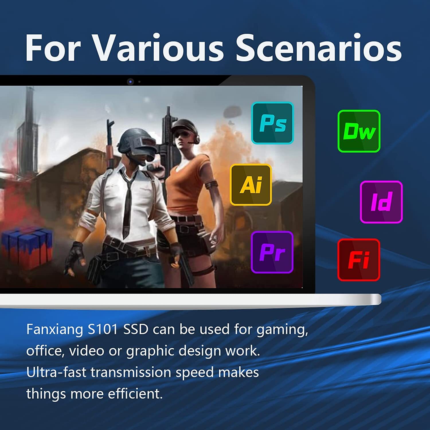 Fanxiang 4TB 2TB SSD 550MB/s 2.5'' SATA III Internal Solid State Drive MAC lot