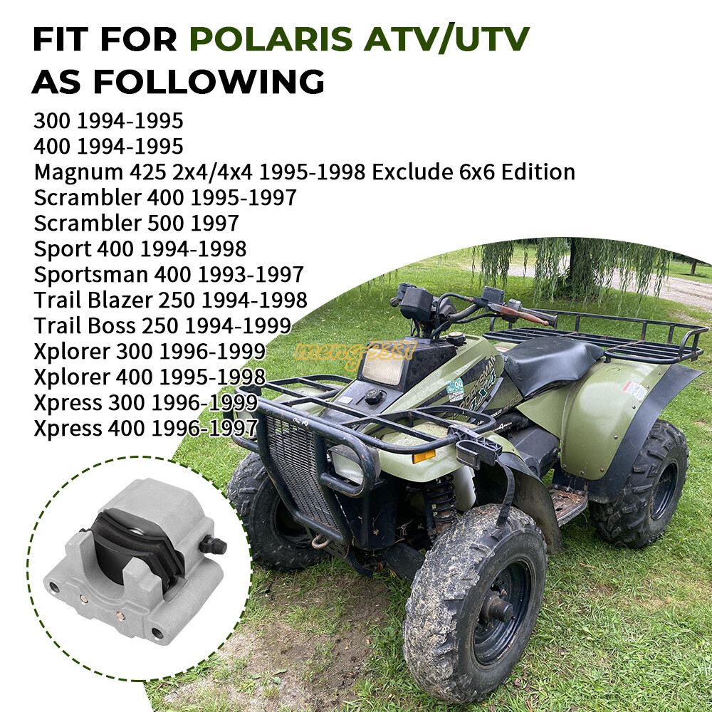 Rear Brake Caliper Rebuild for Polaris 300 400 1994 1995 Scrambler 400 500 1997