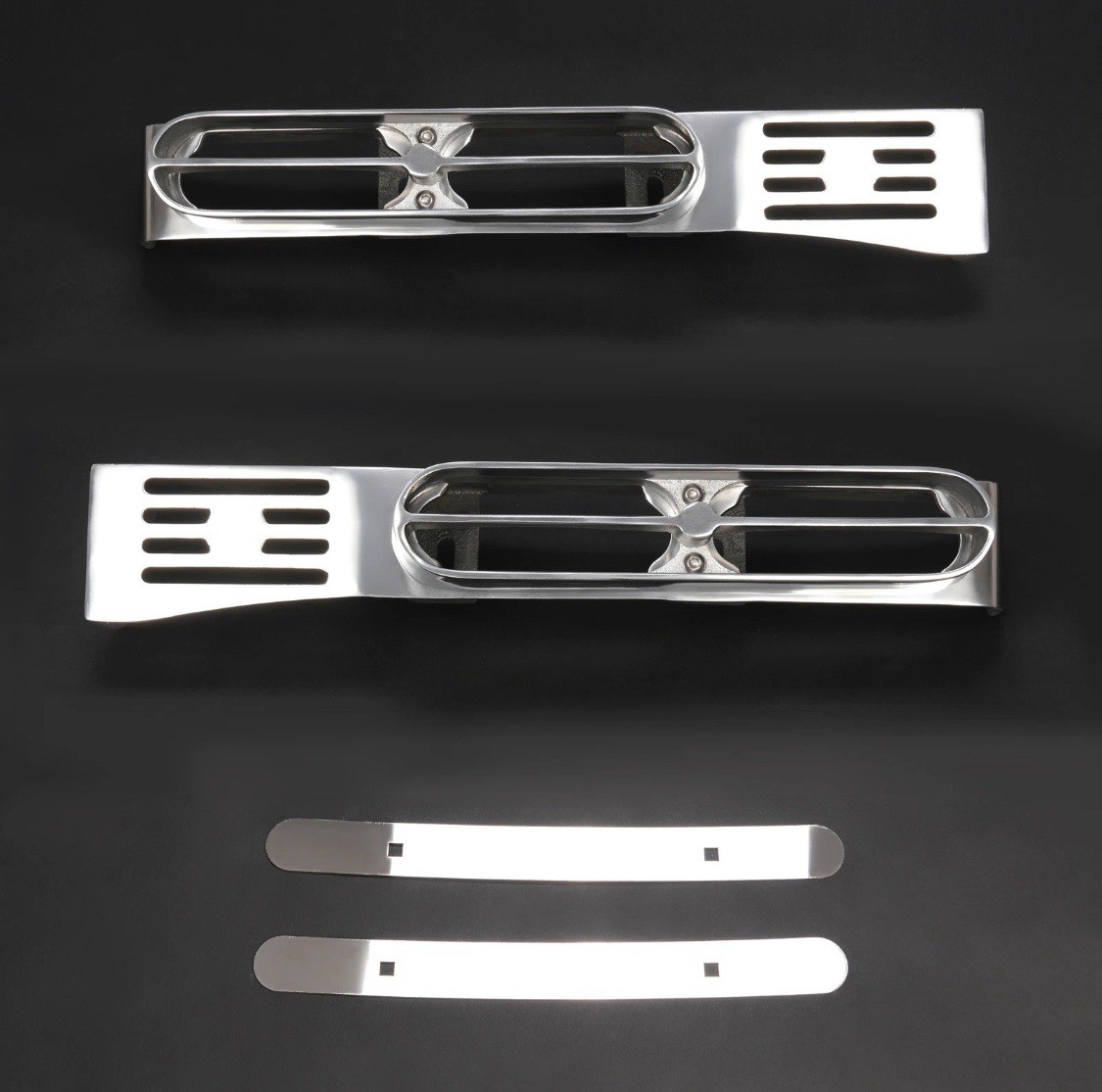 ☑️ Peterbilt 389 388 Front Fender Light Brackets w/Mounting Hardware For