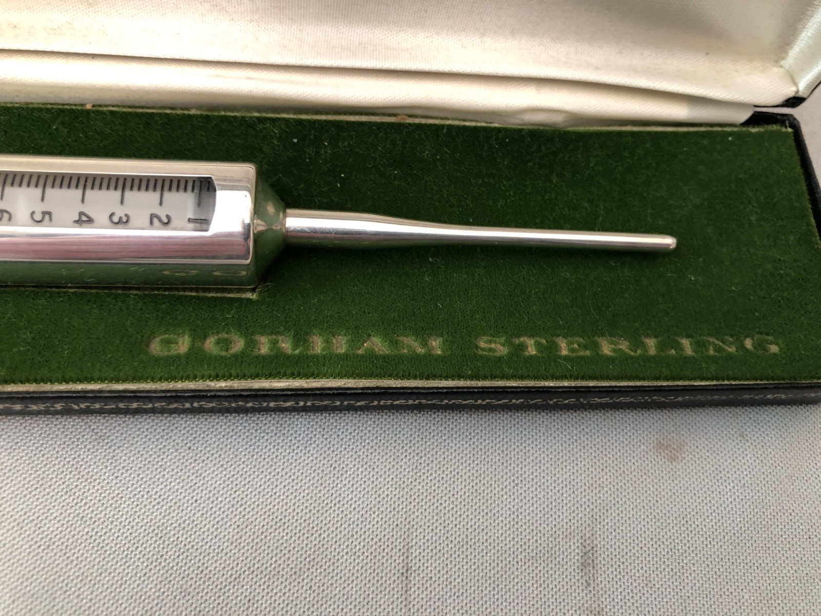 VINTAGE 1960'S GORHAM STERLING SILVER MARTINI SPIKE VERMOUTH DISPENSER