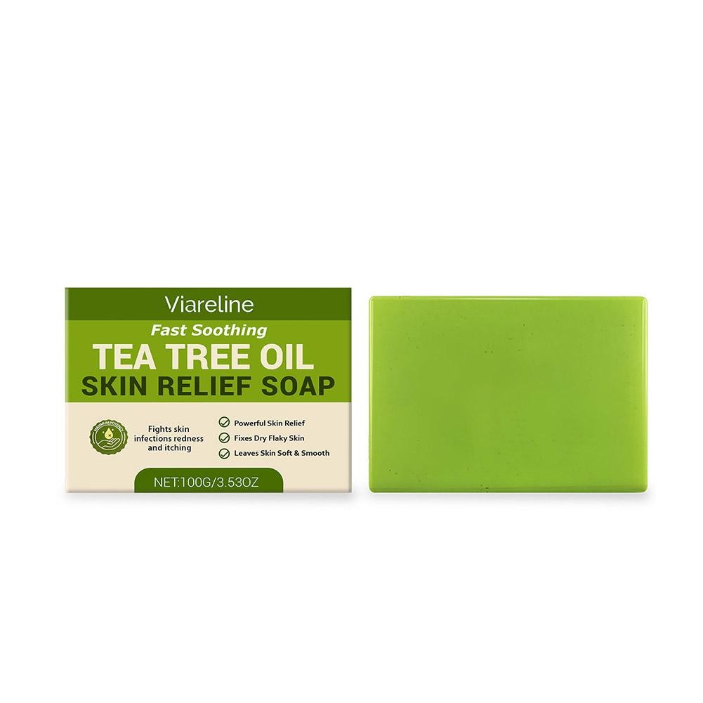 1/2/3X Relief Soap Bar, Loravey Tea Tree Oil Soap,Natural Soaps for Healthy Skin