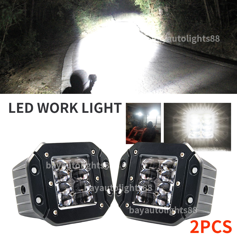 Fit Yamaha Grizzly 700 07-15 & 550 09-14 24W LED Light Pods Headlight Mount Kit