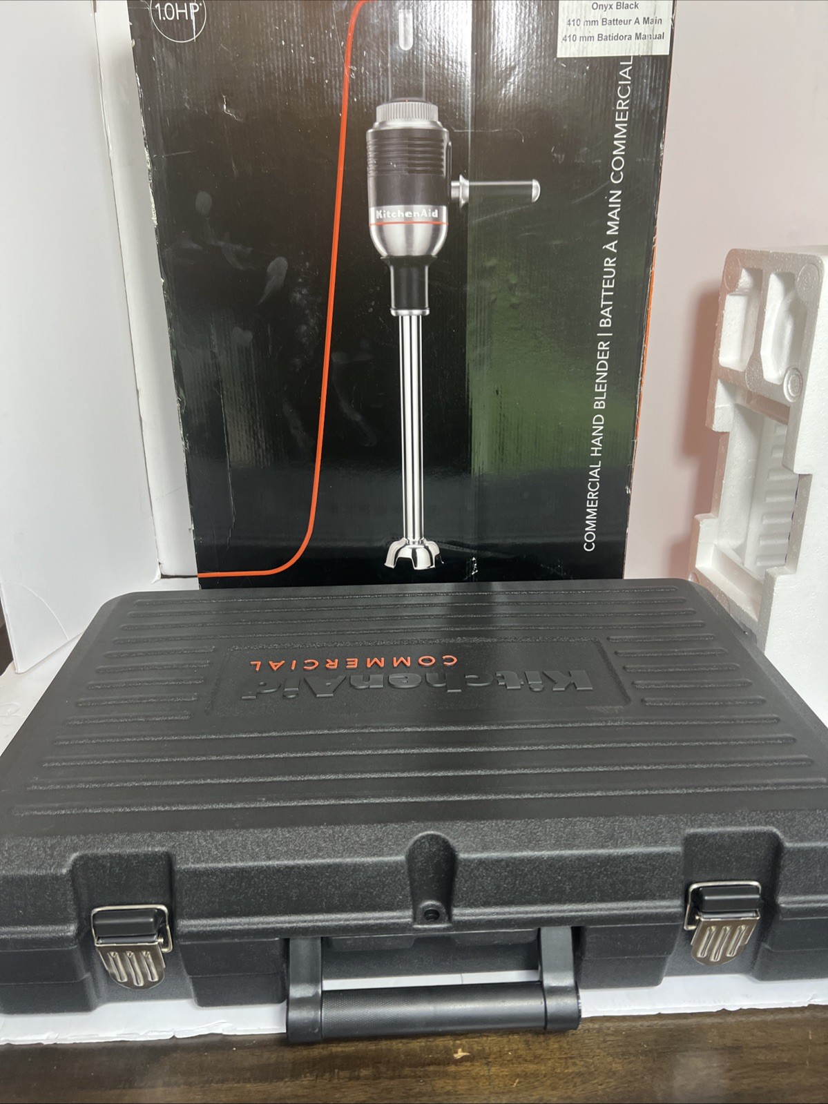 KitchenAid 1HP Commercial Immersion Blender KHBC416OB 16” Heavy Duty NSF