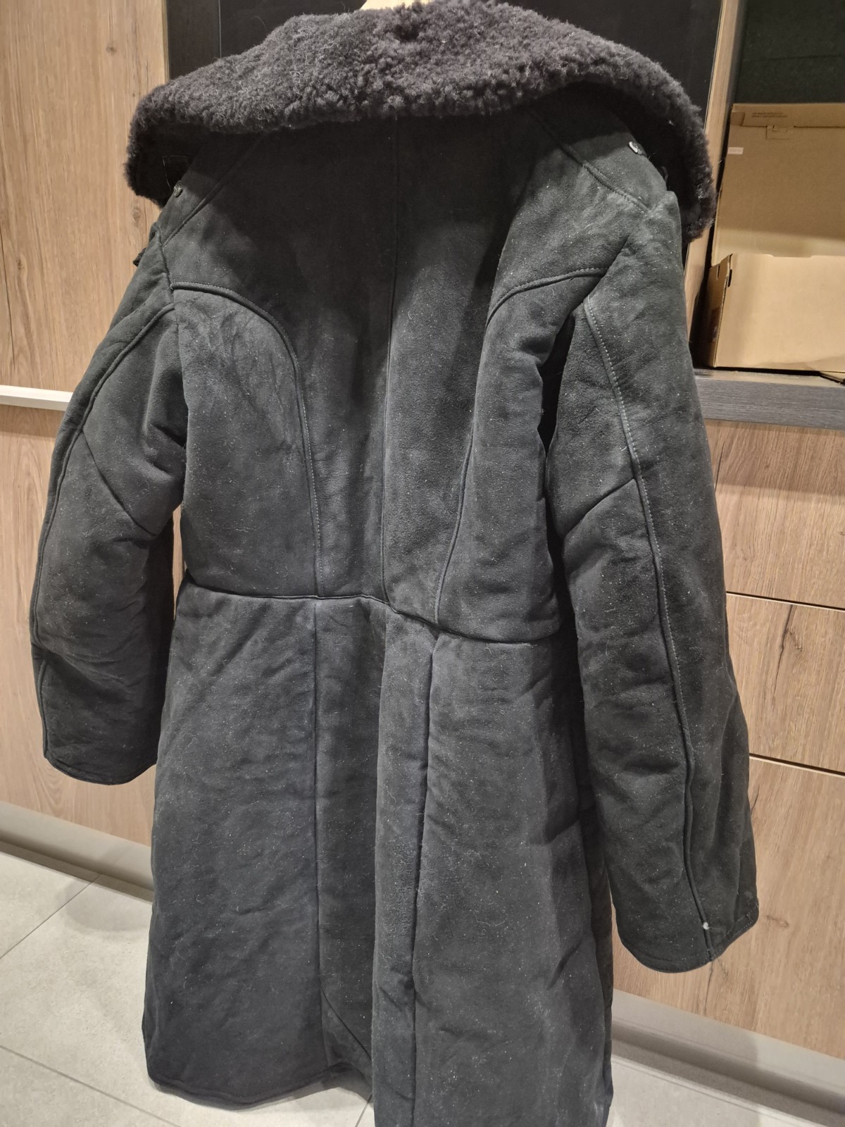 VTG Soviet Army Uniform Military Sheepskin Coat Bekesha Tulup Shearlin 58/3 NEW