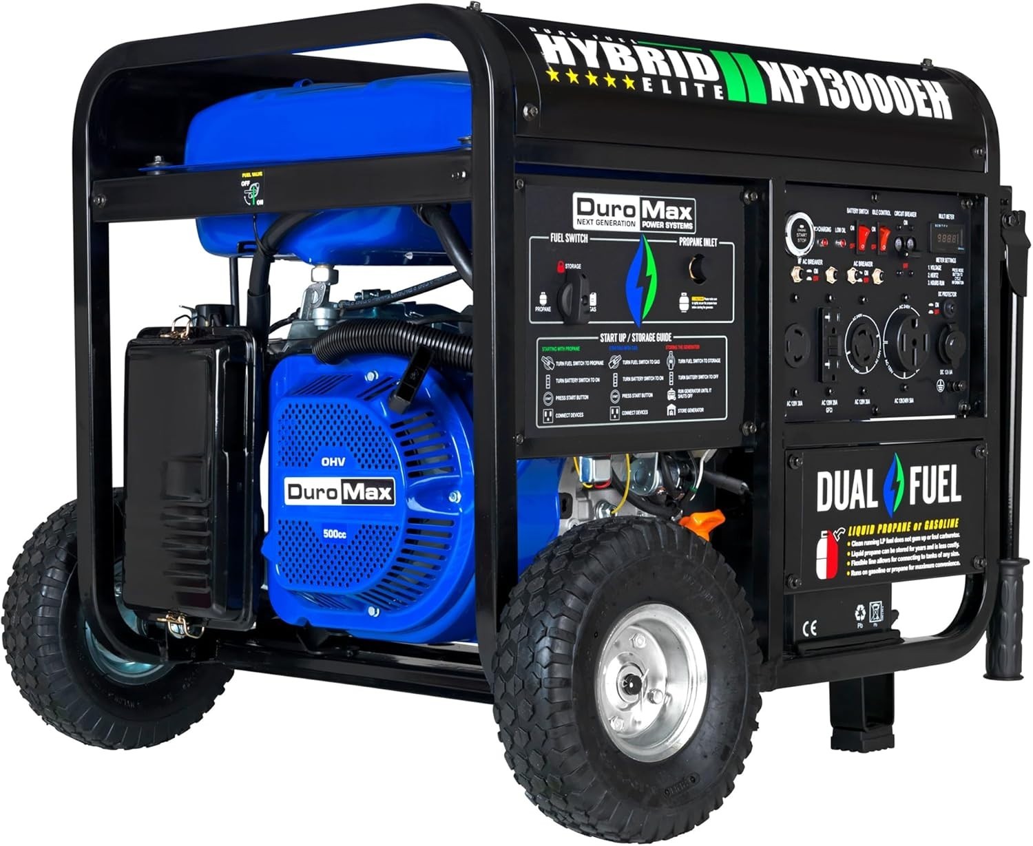 XP13000EH 13,000-Watt Dual Fuel Portable Generator - Gas & Propane, Electric 30%