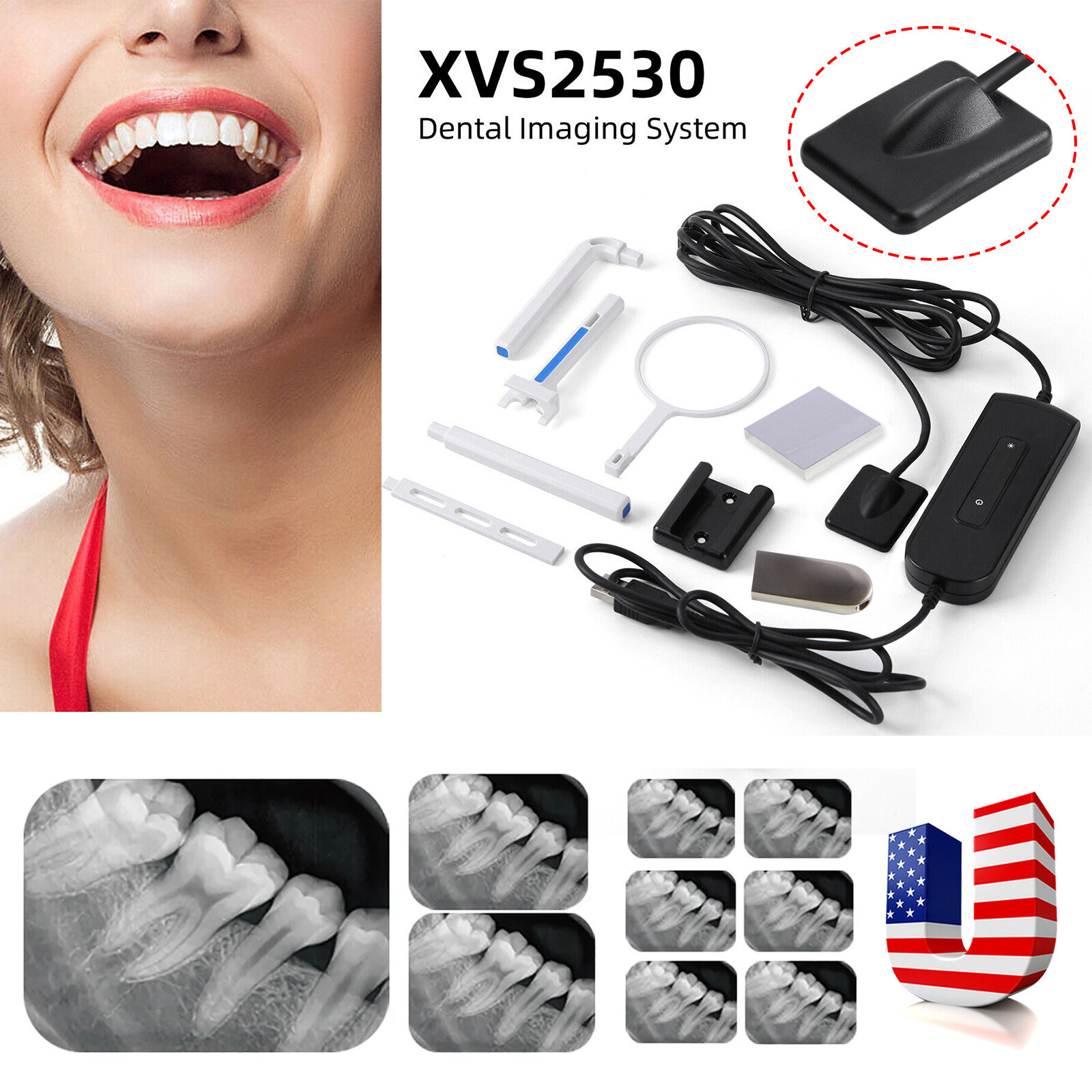 Soft Dental Digital Rayos X Sensor Intra-oral Imaging System 1.5 for Adults