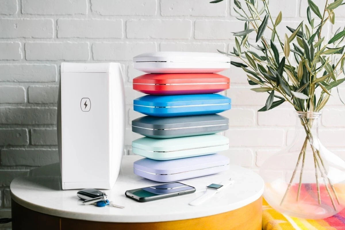 HomeSoap Large Capacity UV Light Sanitizer & Charger (White)