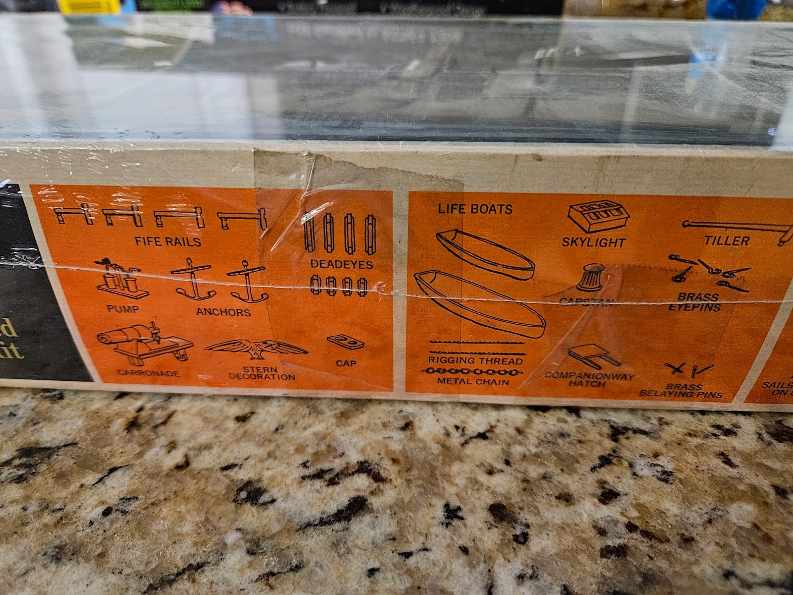 Scientific Models BALTIMORE CLIPPER Dos Amigos Wooden Ship Model Kit NOS Sealed