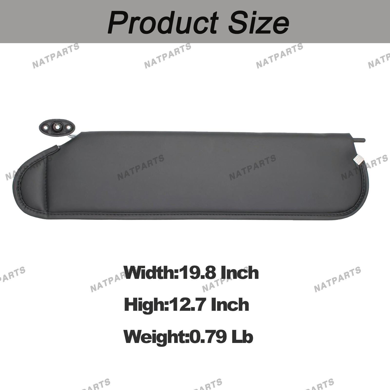 Pair Sun Visor W/O Light Fits for 97-02 JeepWrangler TJ 5EP34 LAZAE 5EP35 LAZAE