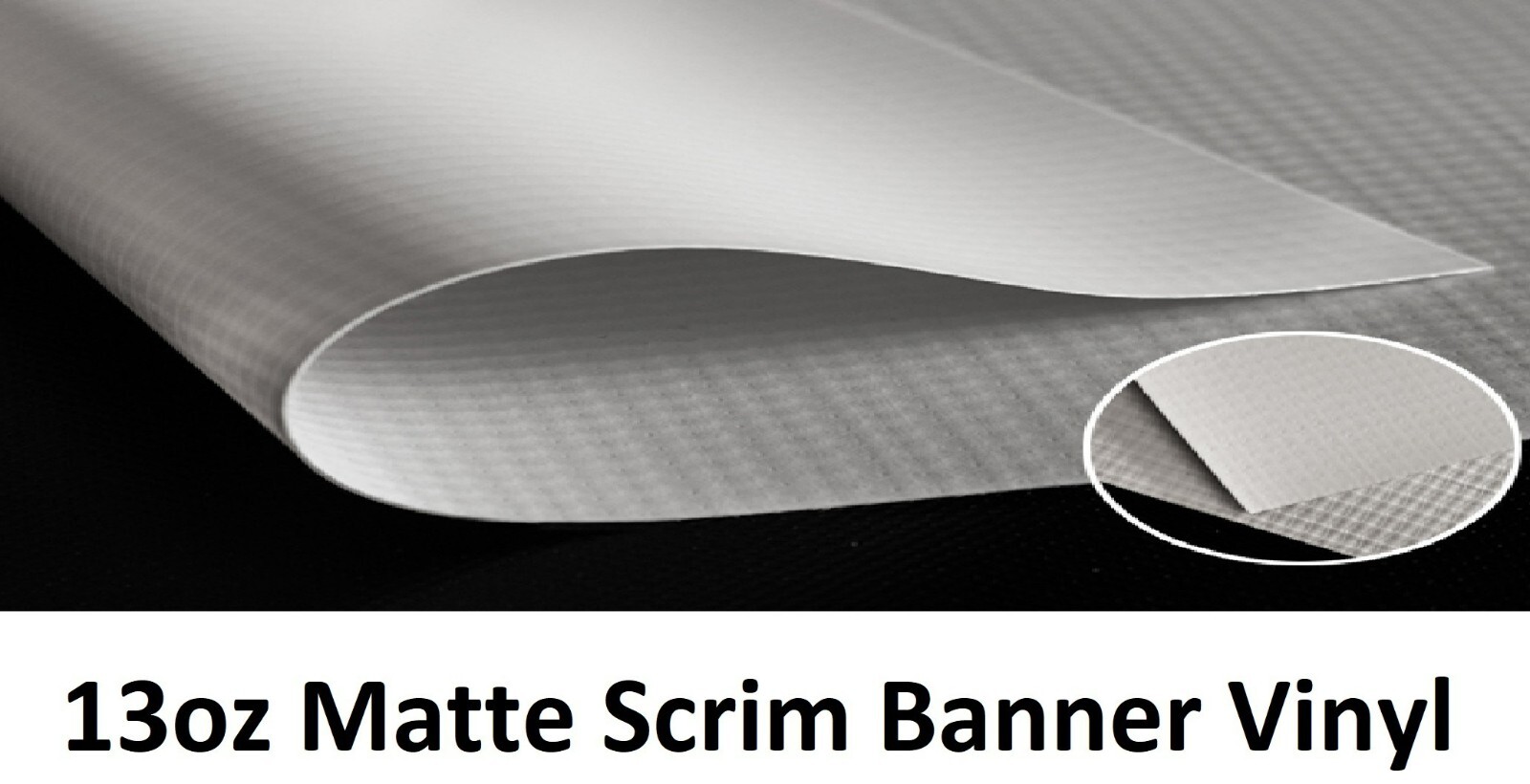 13 oz Scrim Outdoor Reinforced Tough UV Banner Solvent Latex Inks PVC Vinyl Roll