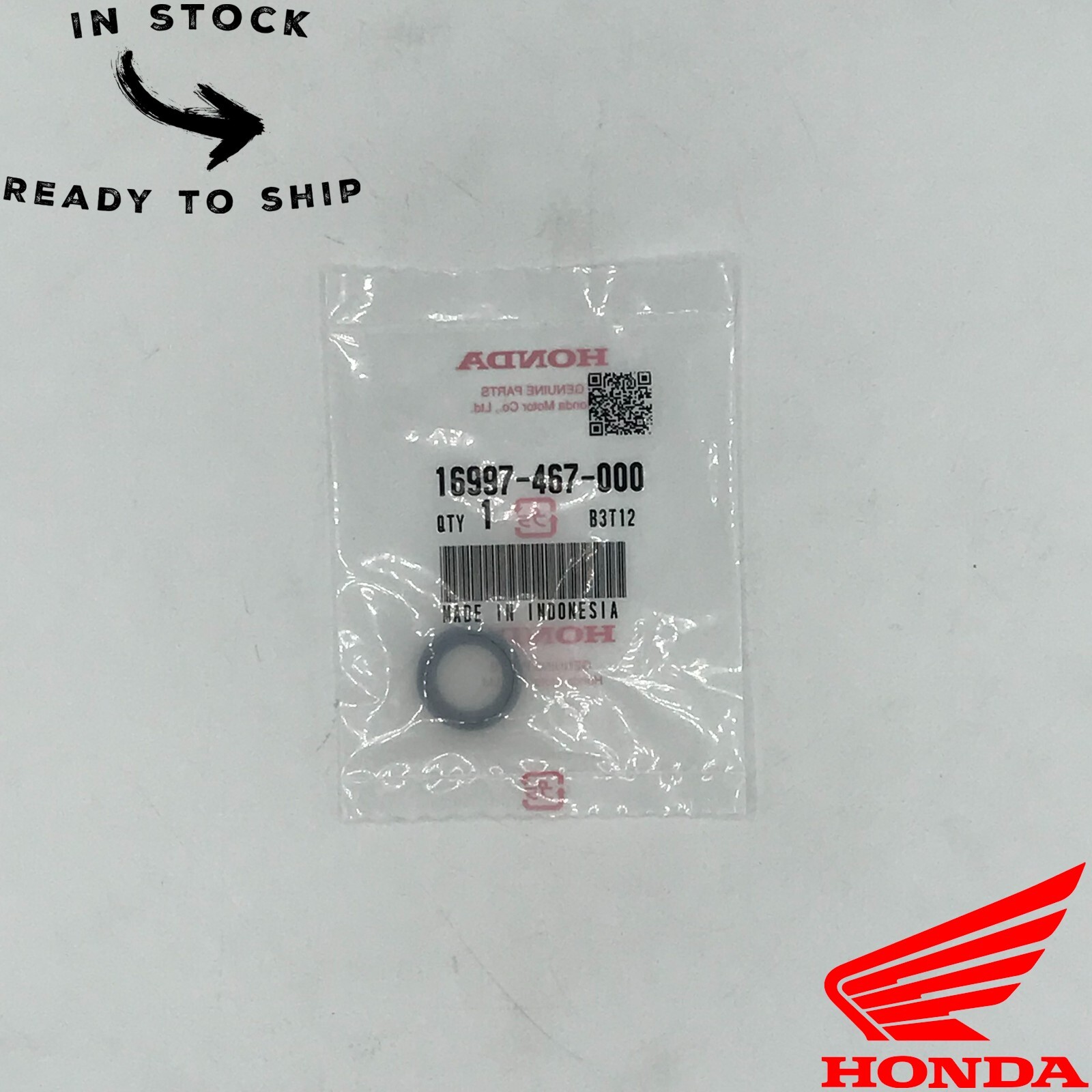 Genuine OEM Honda Fuel Tank O-Ring 16997-467-000