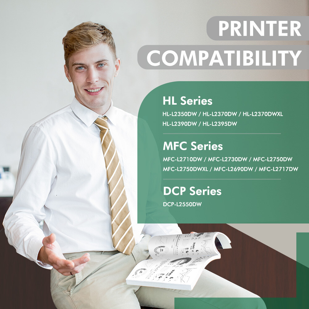TN760 Toner Cartridge /DR730 Drum for Brother MFC-L2710DW HL-L2350DW HL-L2370DW