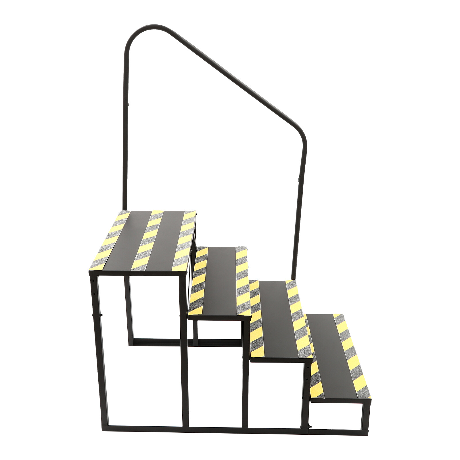 4-Steps Ladder W/ Handrails Swimming Pool Ladder Above Ground Stair Step Stool