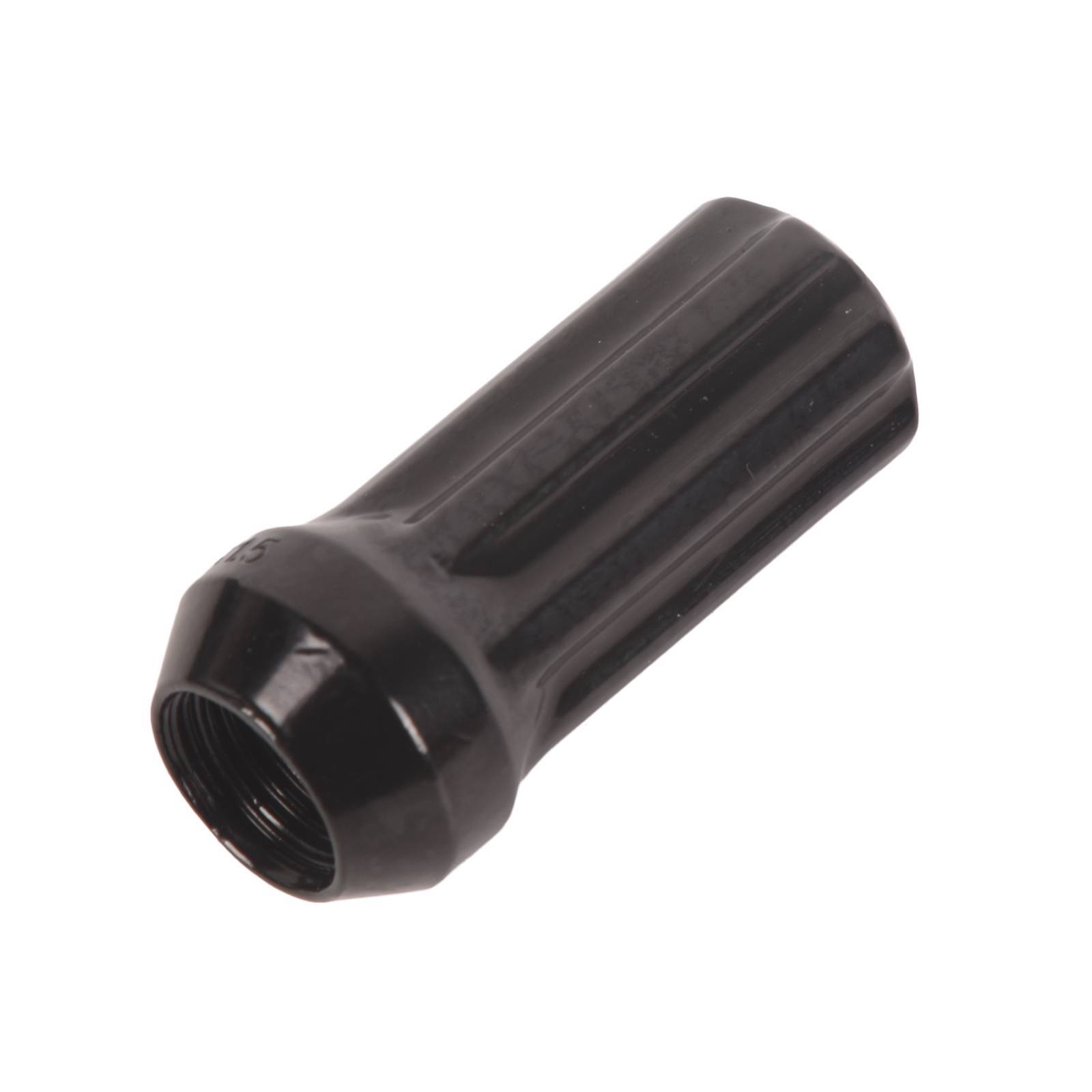 24Pcs+Key 14x1.5 Black 7 Spline Lug Nuts 2" Fits Chevy GMC Silverado Sierra 1500