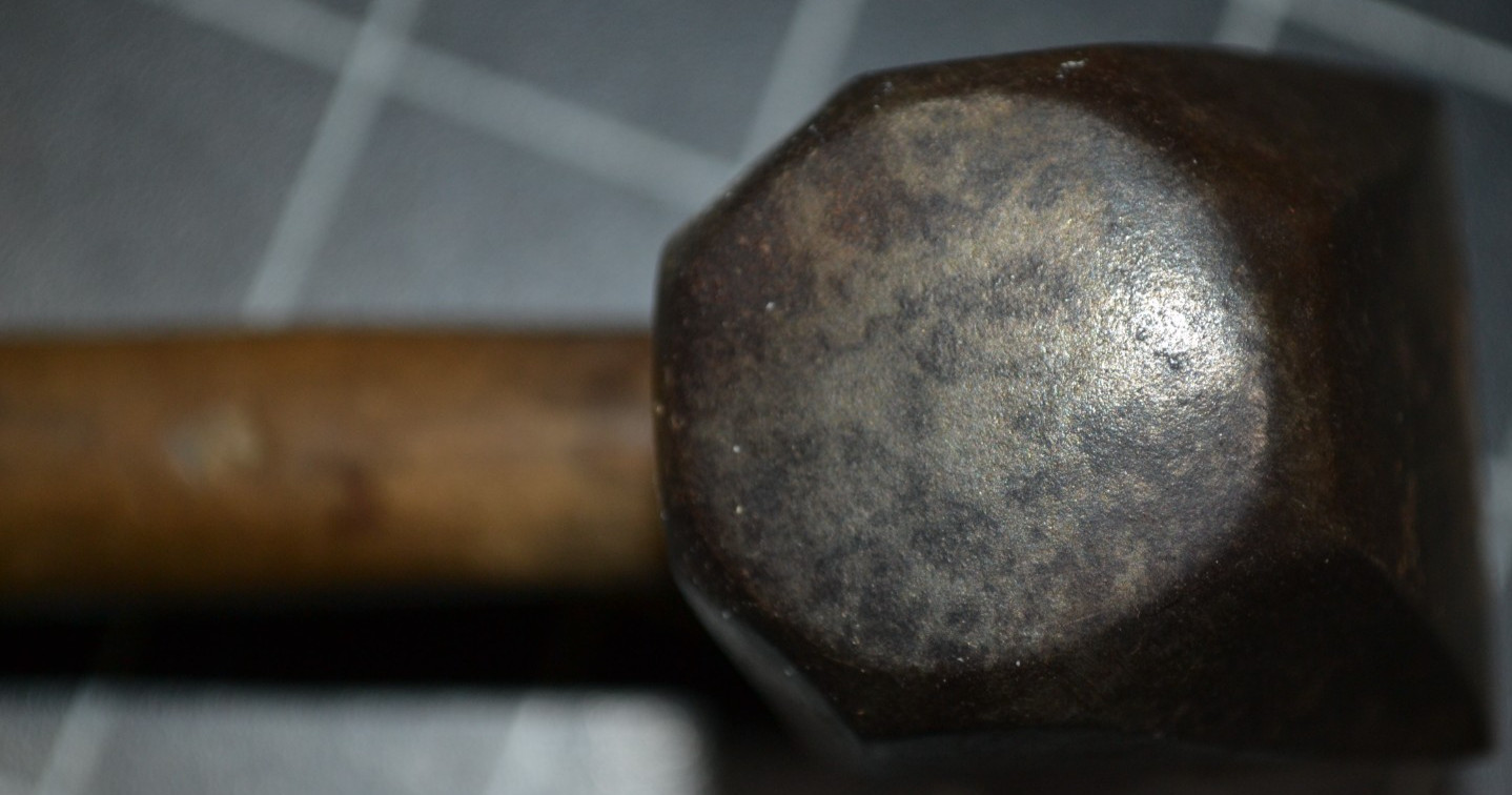 TROW & HOLDEN - BARRE, VT - HAND DRILLING HAMMER - 1 3/4# - VERY GOOD