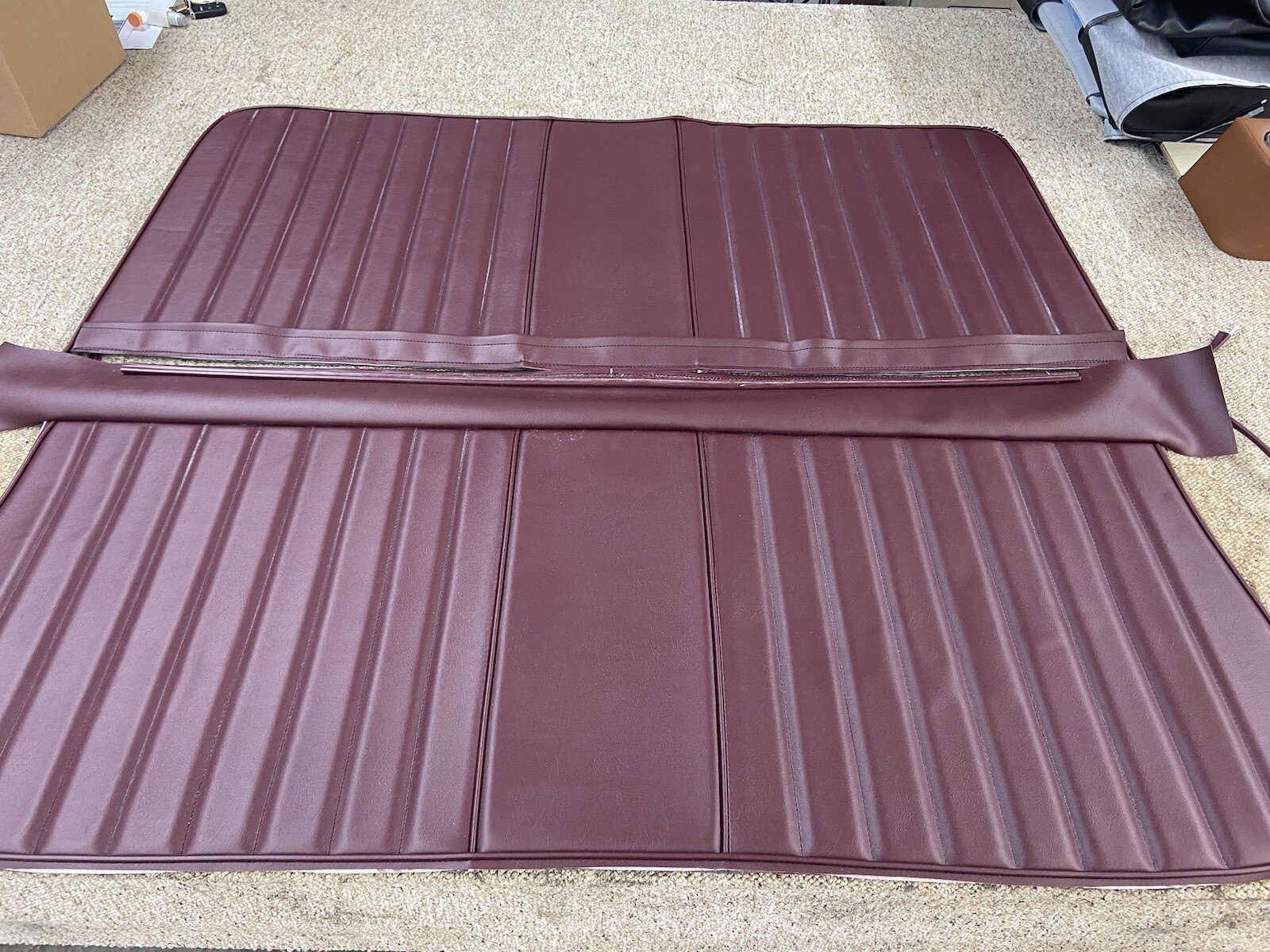 1973-1987 c10 seat cover “Black, Burgundy, Blue, Tan, Red”
