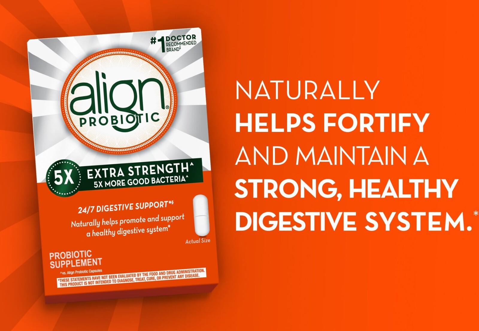 ALIGN PROBIOTIC - EXTRA STRENGTH - 21 CAPSULES - EXP. 6/2025