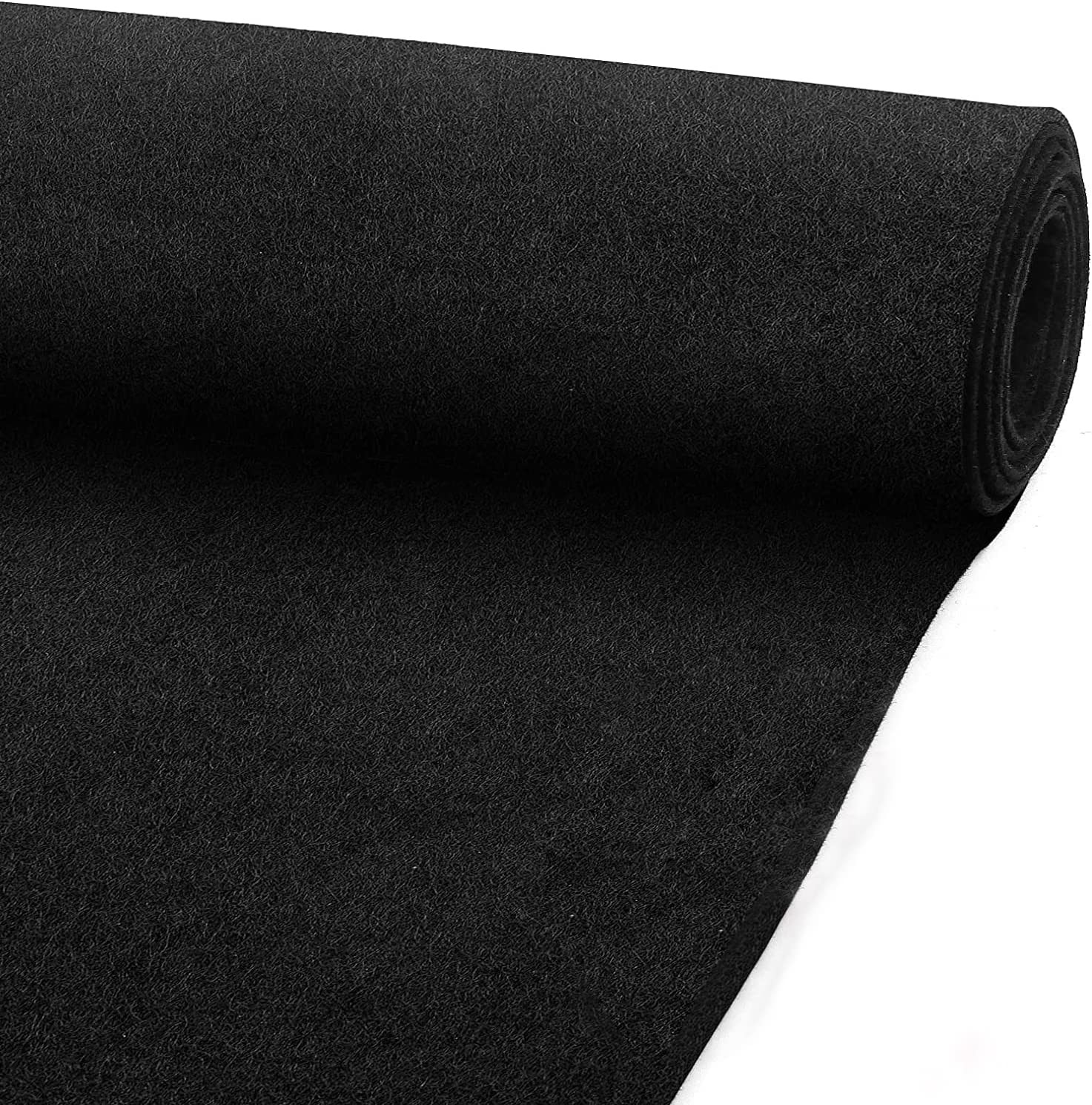 80"×40" Car Woofer Speaker Box Black Carpet Audio Wrap Trunk Liner Upholstery