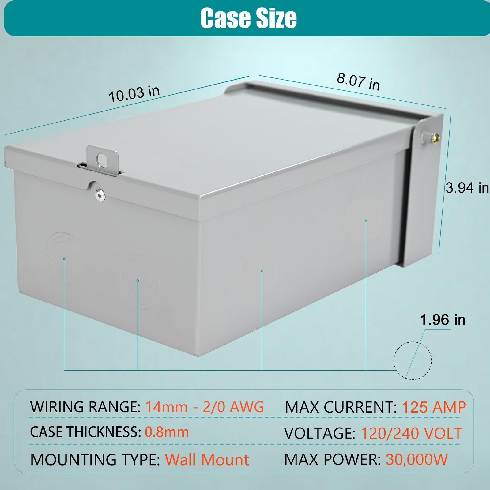 Automatic Transfer Switch, 125 Amp 3 Pole Auto Switch for Home...