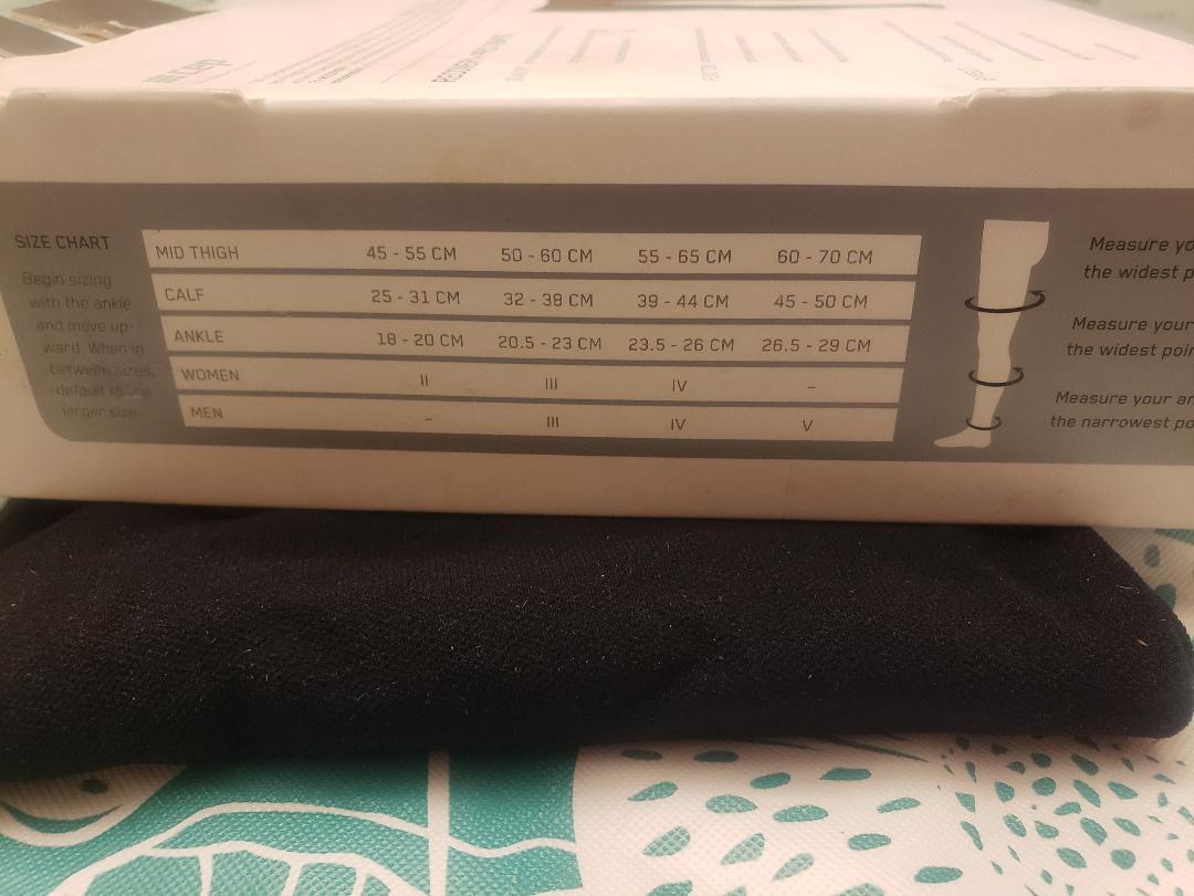 Cep Women's Black Recovery PRO Compression Tights Open Toe Pick Size