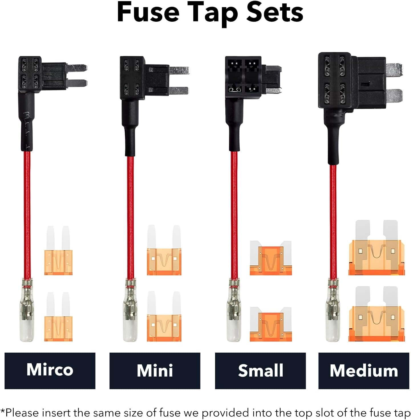 WOLFBOX Hardwire Kit for G840S/G930/G850/G900/I07 Dash Cam, Parking Monitor