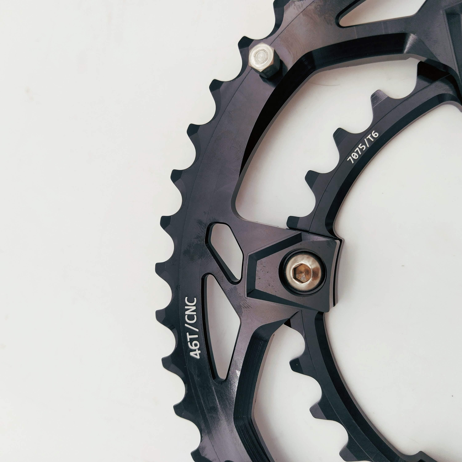 bikinGreen CNC Chainring 46/30 T BCD110 Fit Non Hidden or Hidden 5 Bolts Cranks