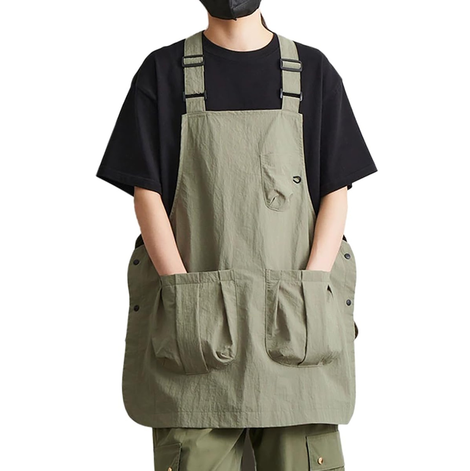 Nanxson Lightweight Apron for Women with Pockets Adjustable Work Apron Barber...