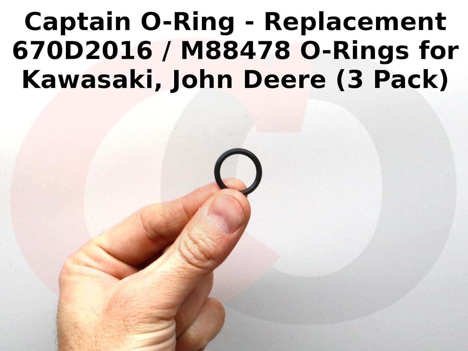 670D2016 / M88478 O-Rings for Kawasaki, John Deere (3 Pack)