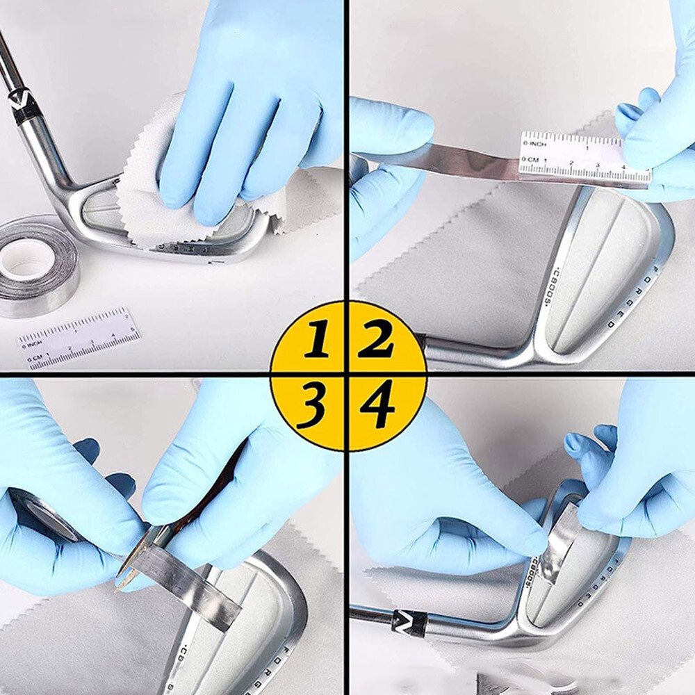 2Pcs Golf club lead tape Roll (1m) for golfer Tennis High Density Lead Weights