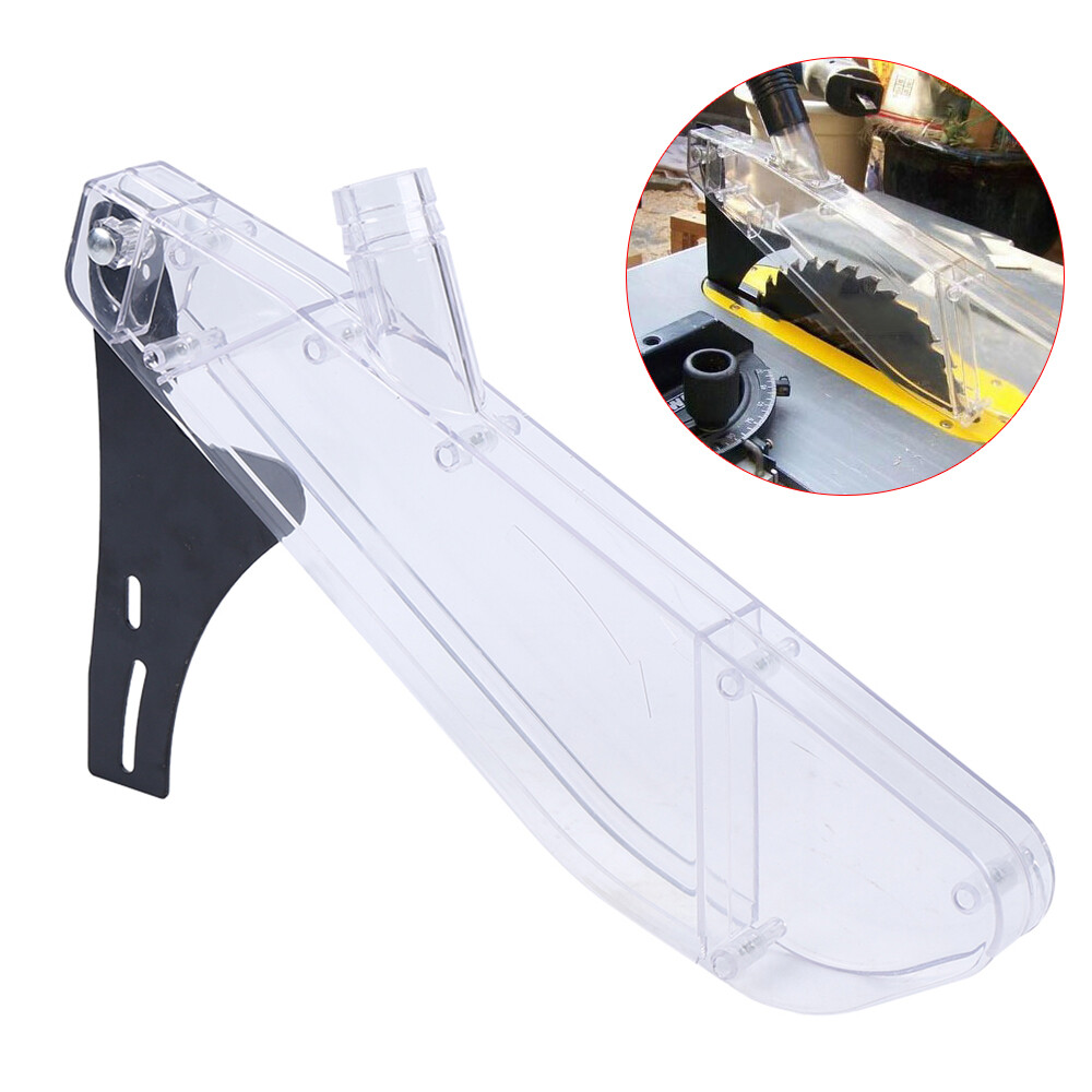 Table saw blade guard with vacuum port and splitter Blade Guard & Dividing 12"