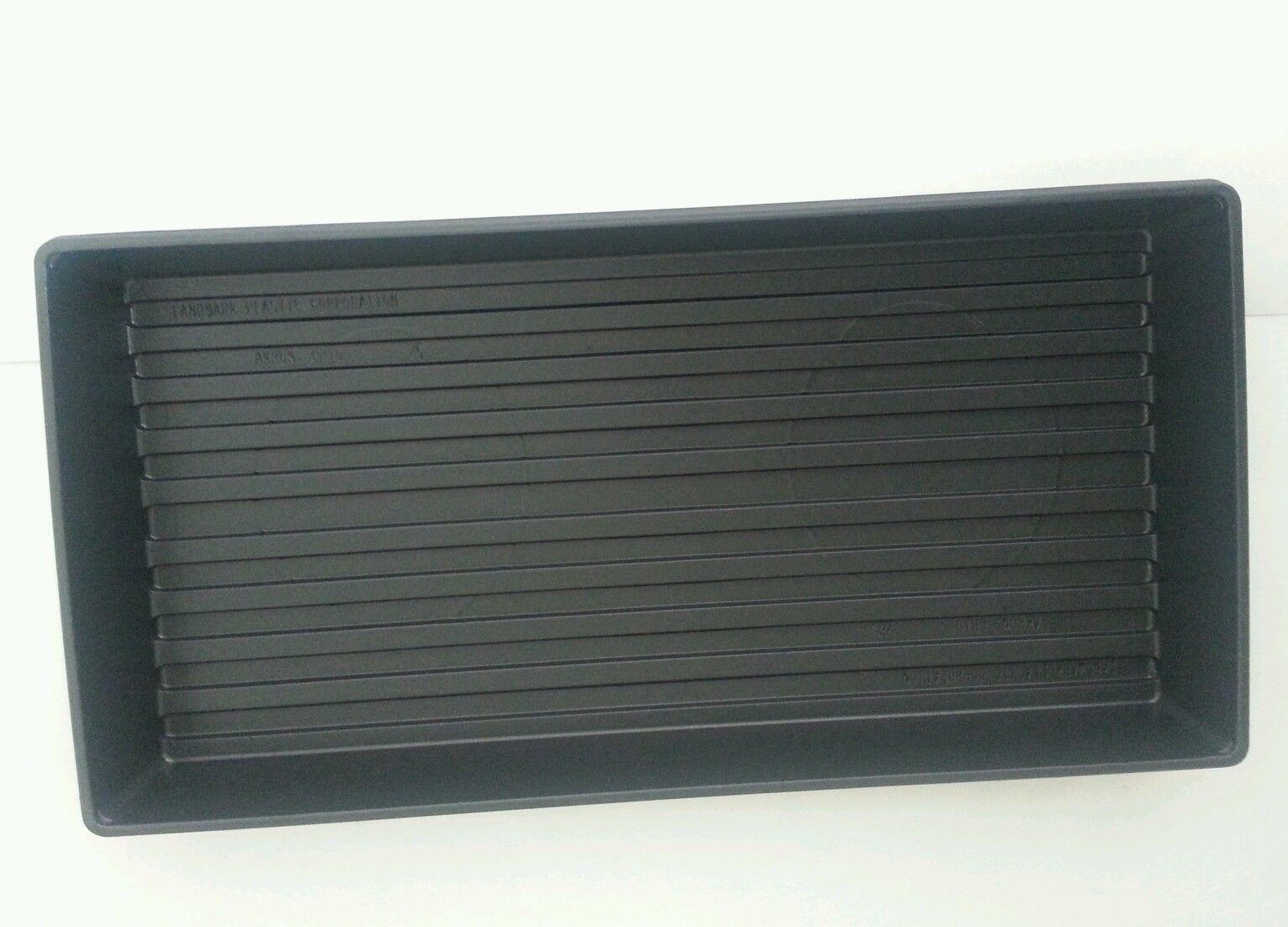 Set of 10 SOLID TRAYS AND 720 Cells Seedling Starting 10 Inserts Black 1206