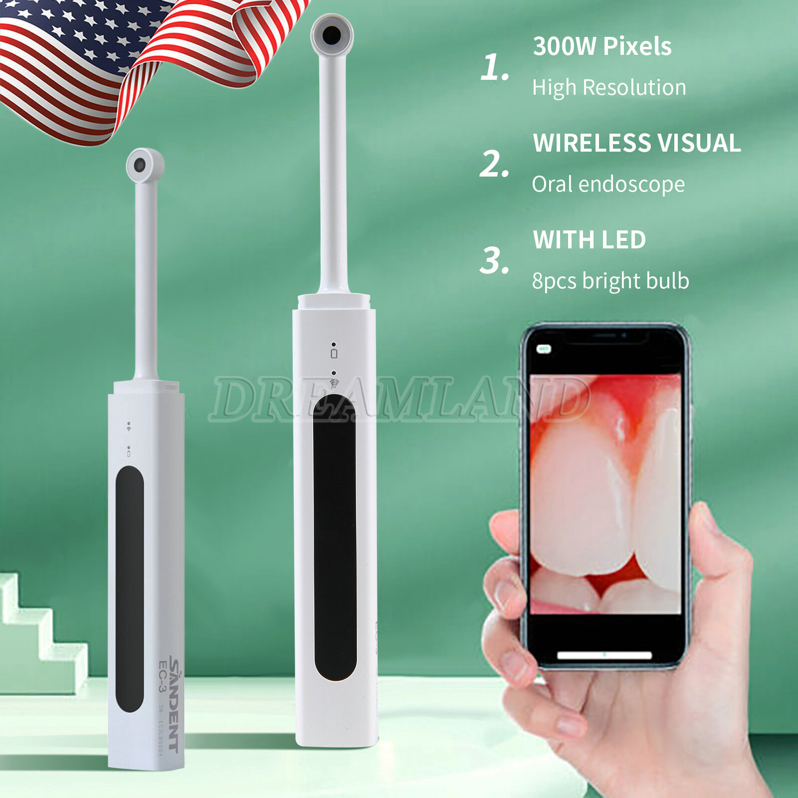 Dental Camera Intra Oral Odontologia Camara Intraoral Endoscope Inspect Tooth US