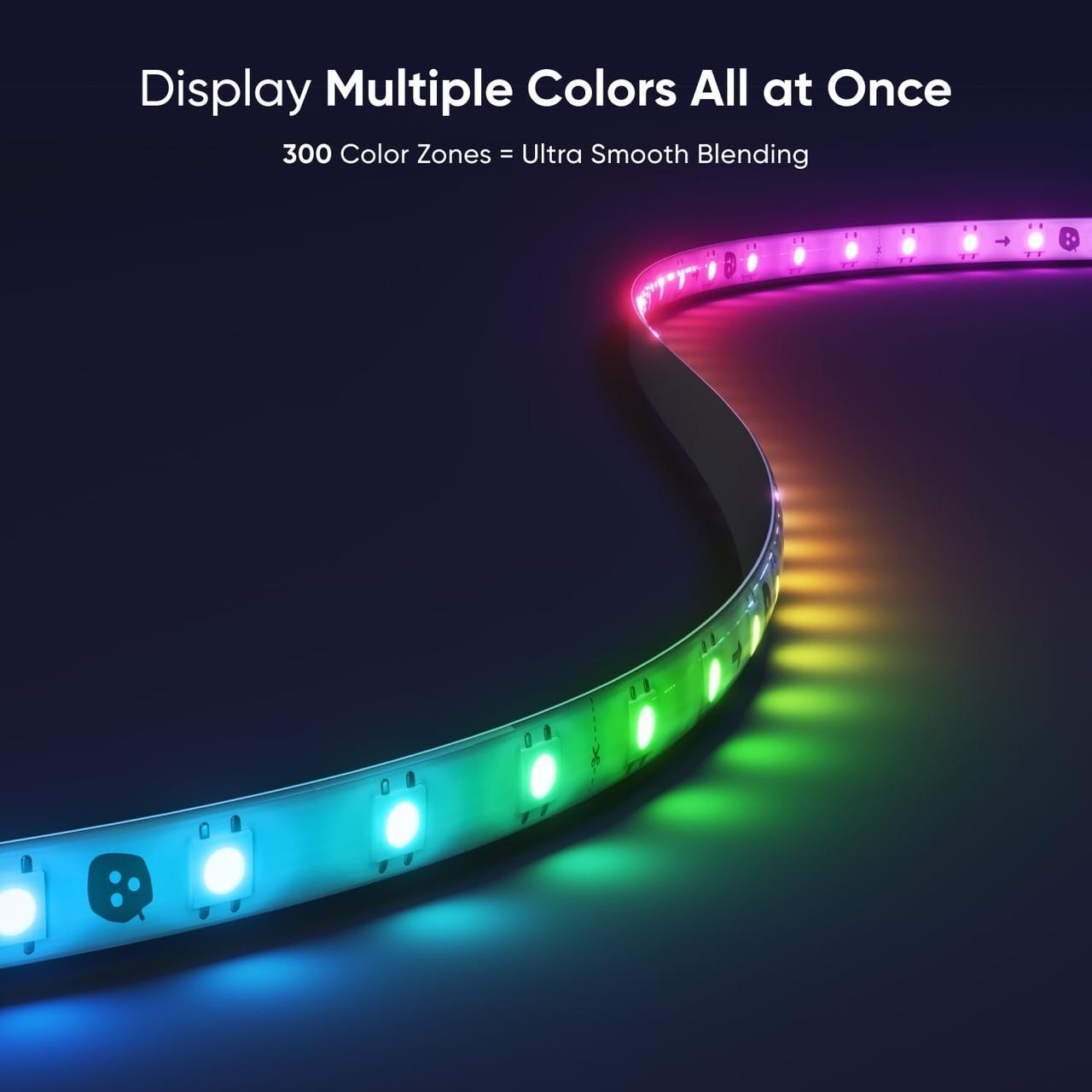 Nanoleaf Essentials Matter HD Multicolor Lightstrip (16.4ft) – Smart RGBIC LED S