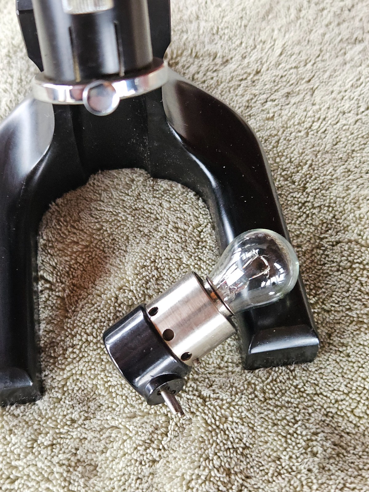 Spencer Lens Co Dedicated Darkfield Microscope Serial No 151187 Rhodium Plated!