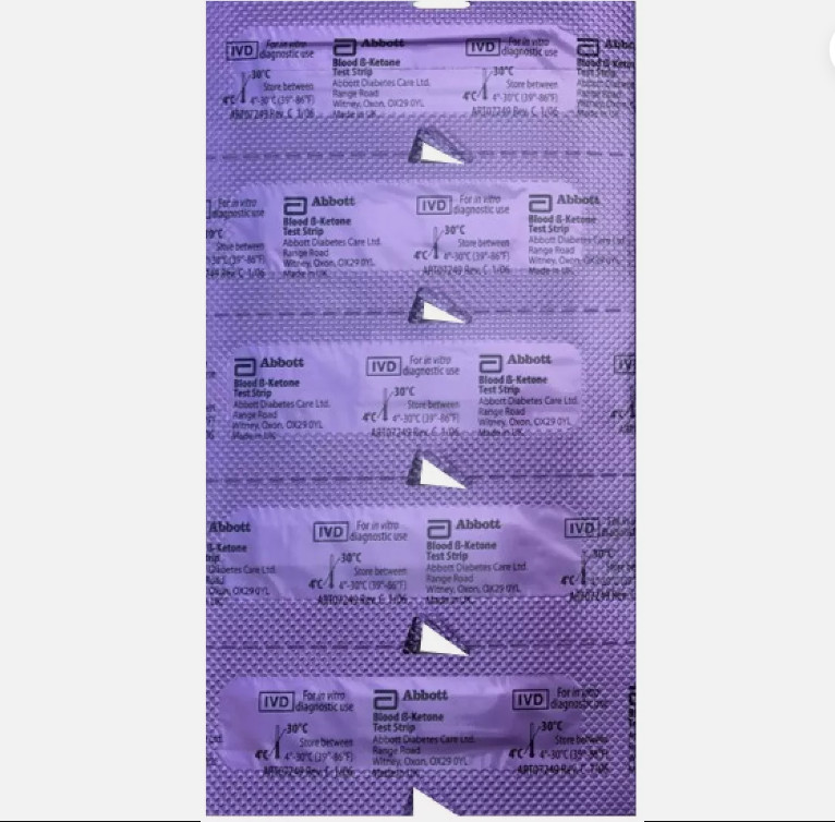 100 Blood Ketone Test Strips, Precision Xtra Compatible  DEC 2026 (ANNEECAKES)