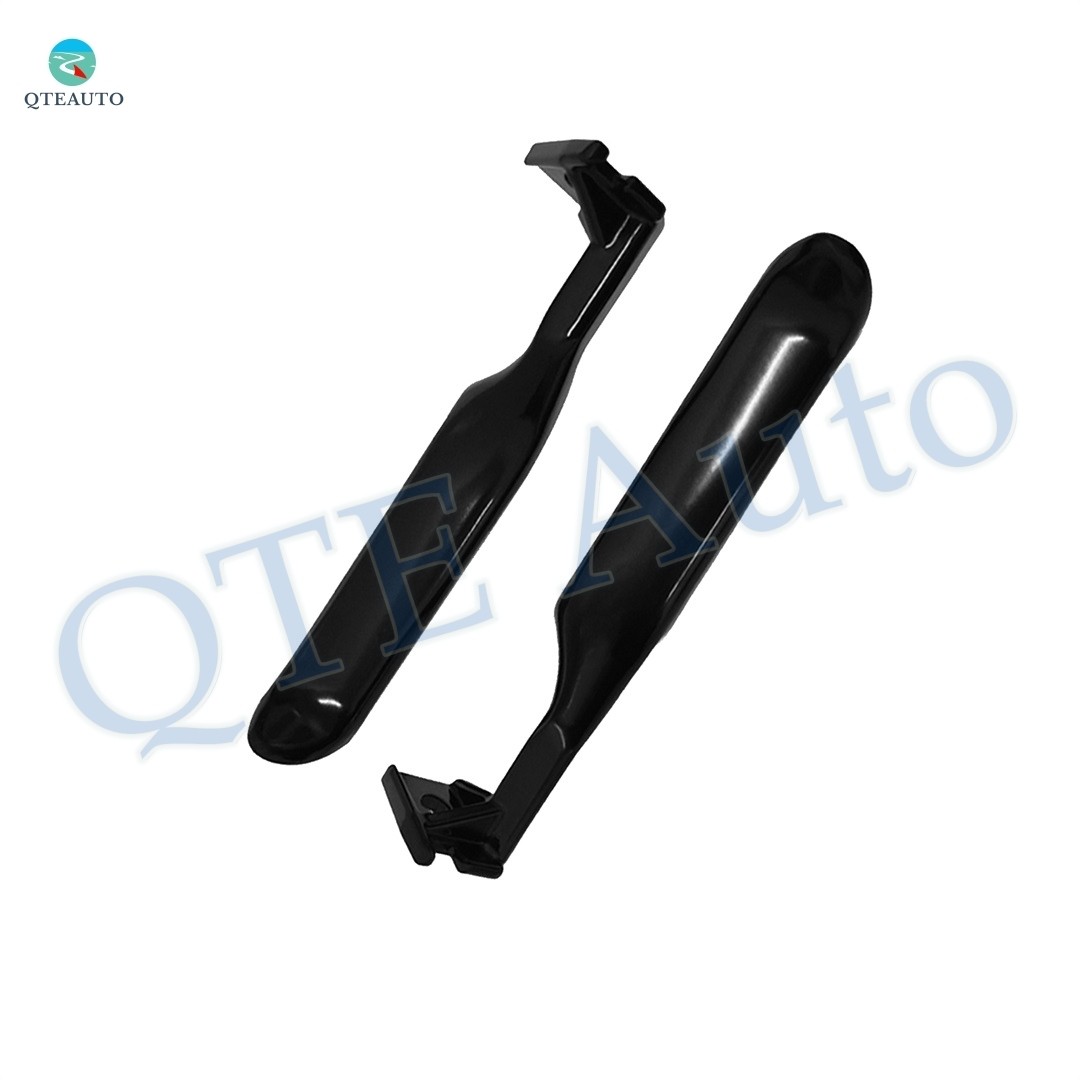 Pair of 2 LH RH Black Metal Inside Door Handles For 1987-1996 Ford F-150