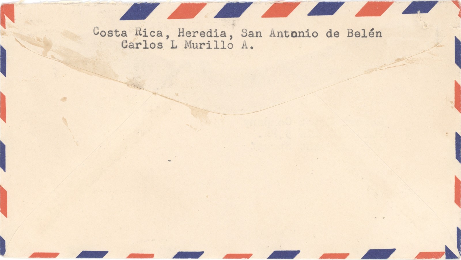 1950s Costa Rica Airmail Cover Guanacaste Overprint San Jose To USA