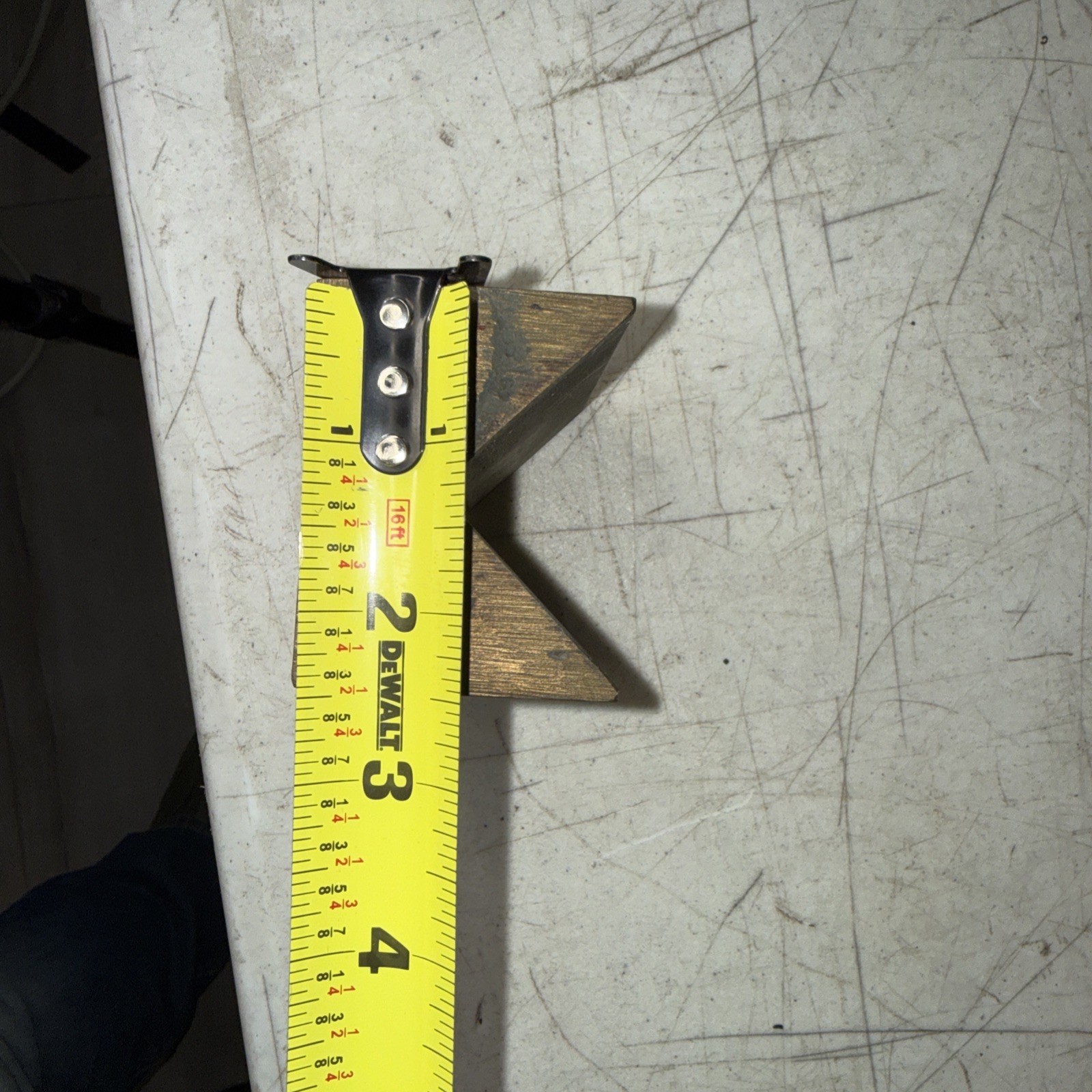 Vintage V-BLOCK 3 3/4” By 2 1/2” Made Of Solid Brass