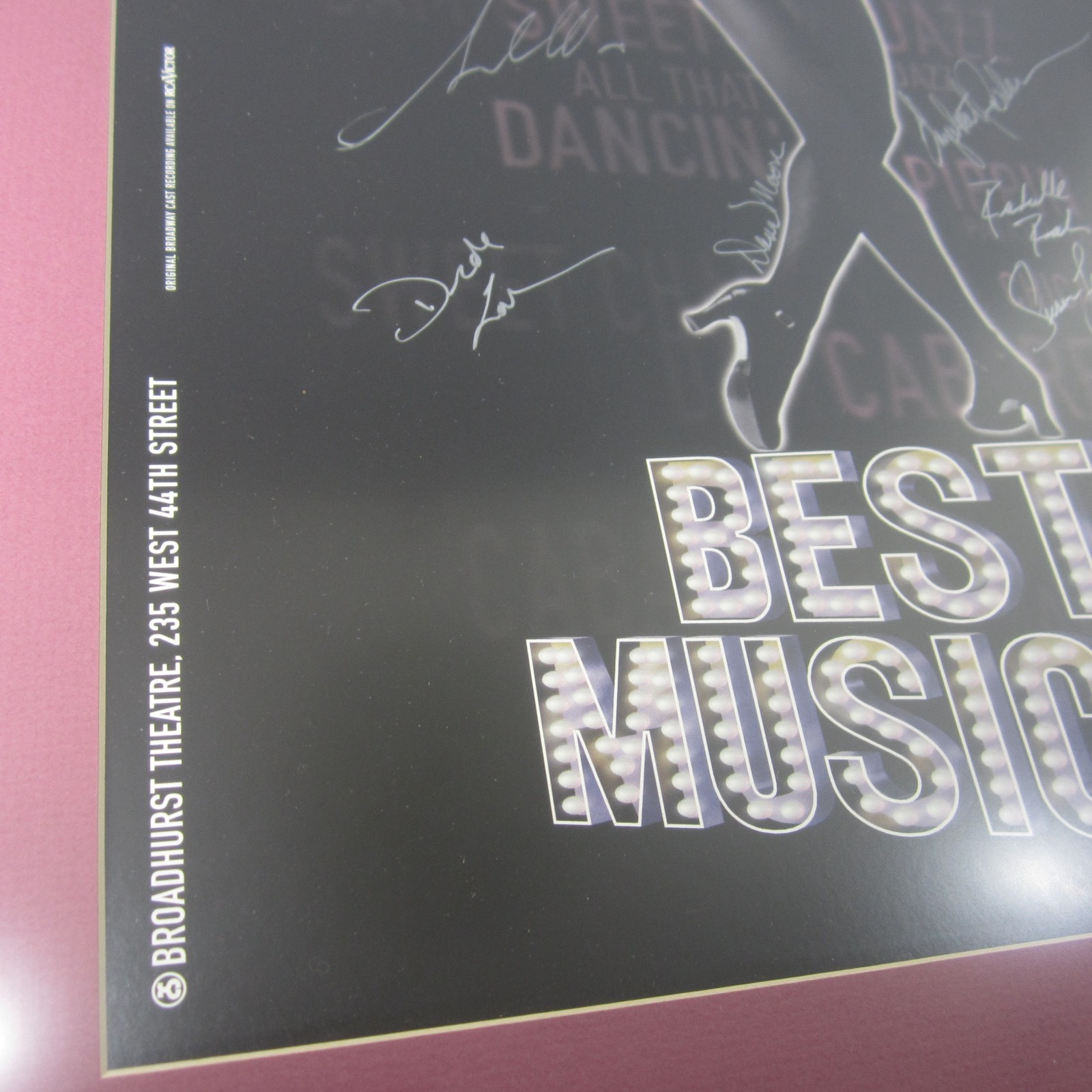 Fosse 1999 Tony Award Best Musical Cast-Signed Poster from Broadway Play