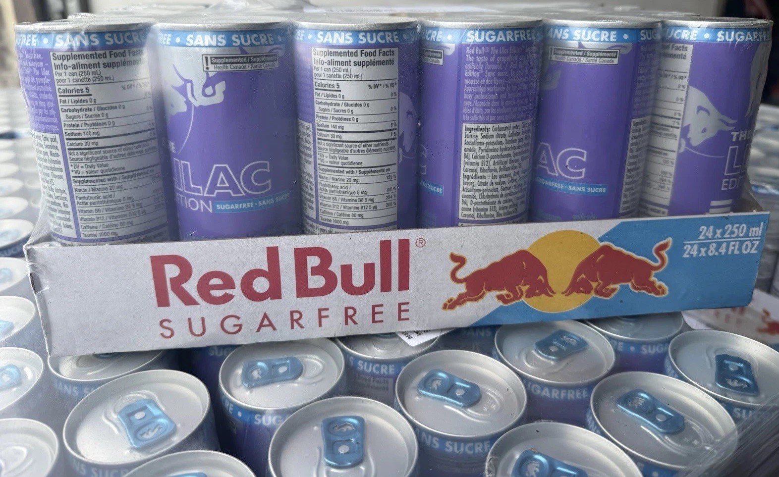 Red Bull Lilac Edition Sugar Free Grapefruit & Blossom 24 Pack 8.4 fl oz IN US!