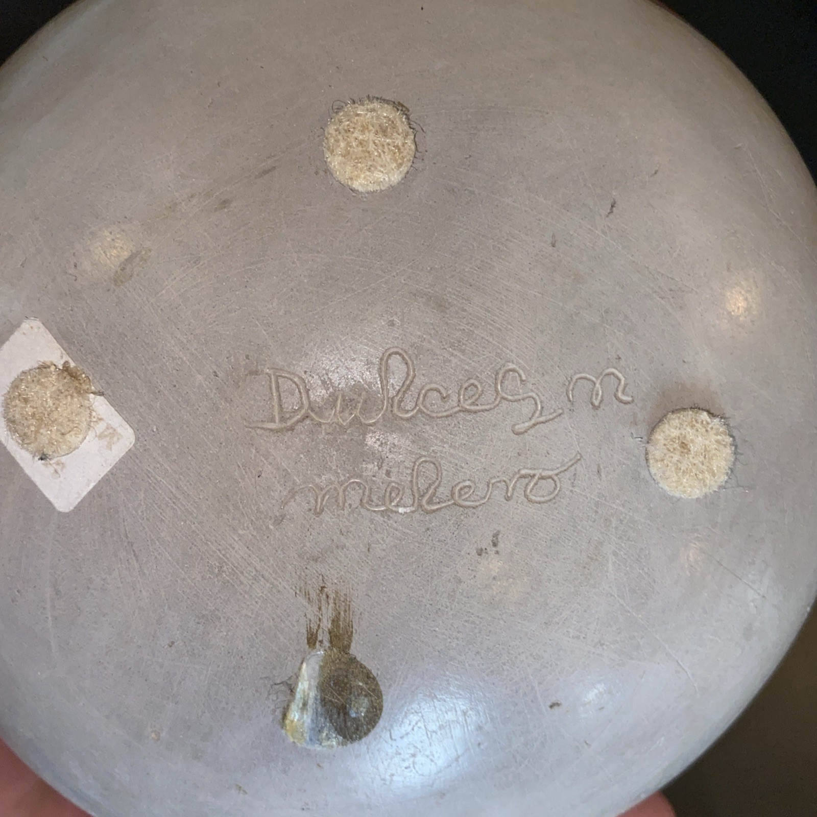 Hand Crafted Pottery Vase, Native American Hopi Mata Ortiz , 7" Tall, Signed