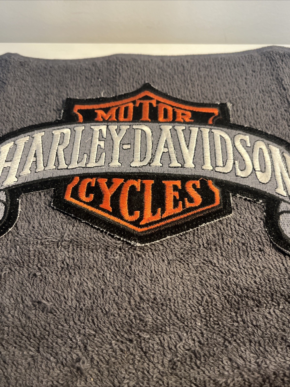 Harley Davidson Embroidery Iron On Patches Set Of 2