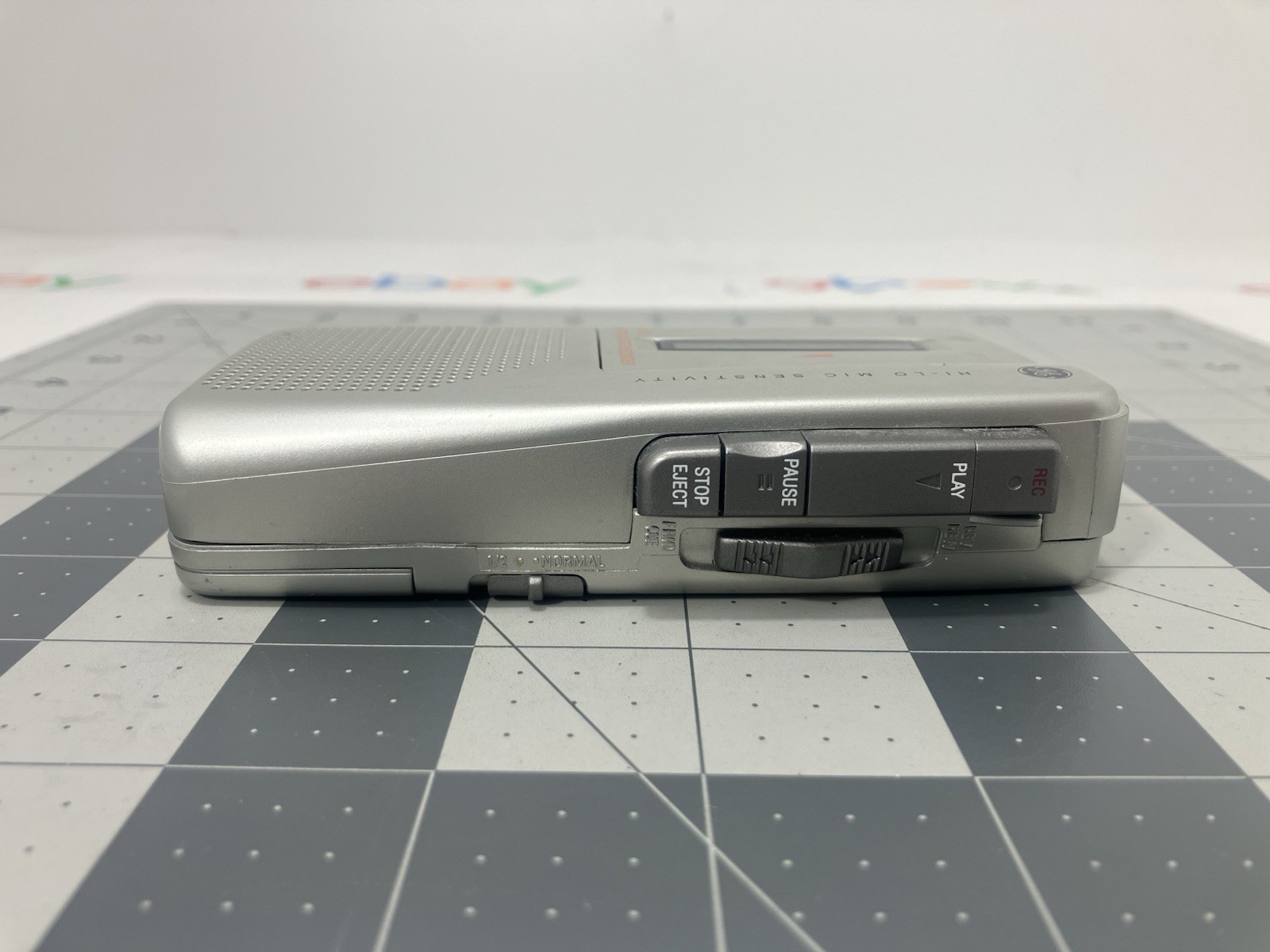 General Electric 3-5373A Micro Cassette Voice Recorder With 3 Tapes Tested