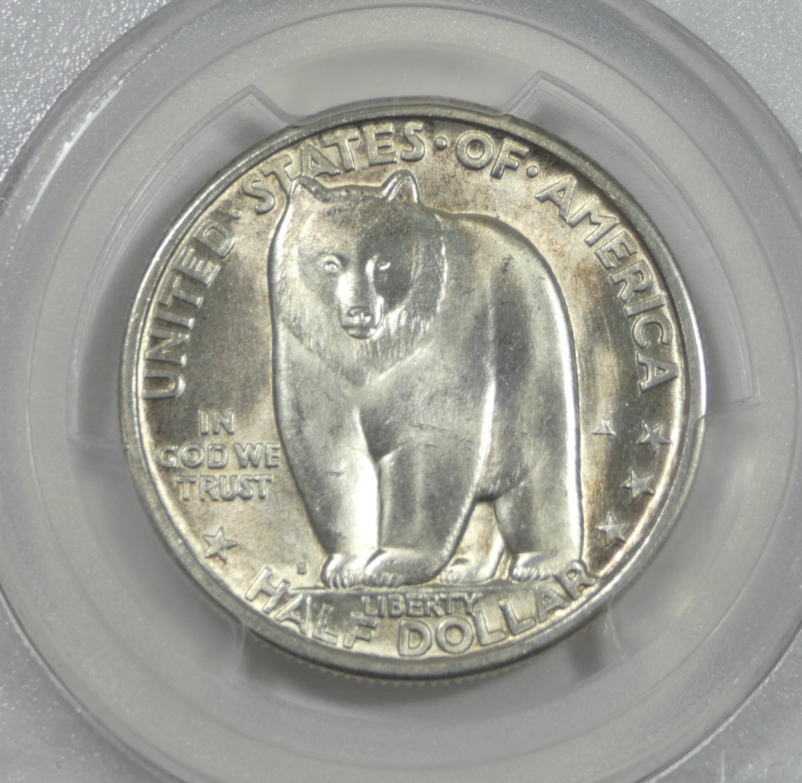 1936-S Bay Bridge Commemorative Silver Half Dollar CERTIFIED PCGS MS 65